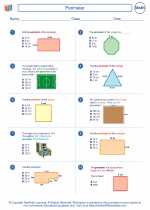 Mathematics - Fourth Grade - Worksheet: Perimeter
