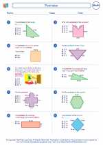 Mathematics - Fourth Grade - Worksheet: Perimeter