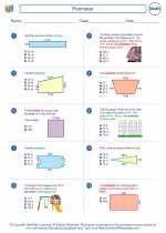 Mathematics - Fourth Grade - Worksheet: Perimeter