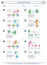 Mathematics - Third Grade - Worksheet: Comparing Fractions